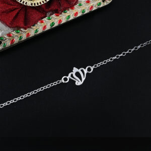silver rakhi bracelet
