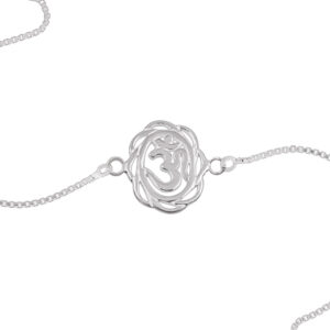 silver rakhi bracelet