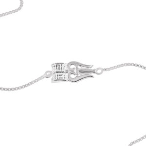 silver rakhi bracelet