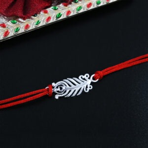 silver rakhi bracelet
