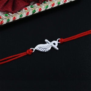 silver rakhi bracelet