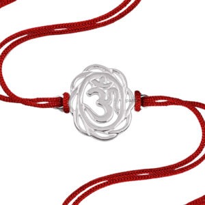 silver rakhi bracelet