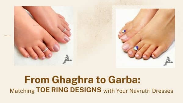 buy silver toe rings online - Parnika