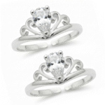 CZ Tiara Toe Rings