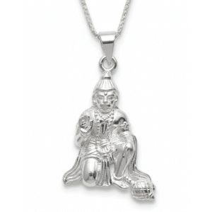 Hanuman seated deity charm pendant with fine jewelry design
