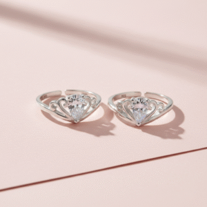 CZ Tiara Toe Rings