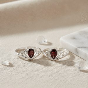 CZ Tiara Toe Rings