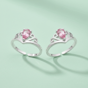 CZ Tiara Toe Rings