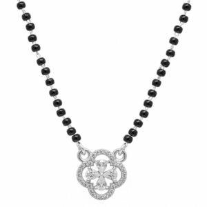 Clover CZ Mangalsutra Necklace