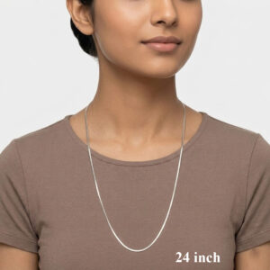 Thin to Broad Square Snake Chain