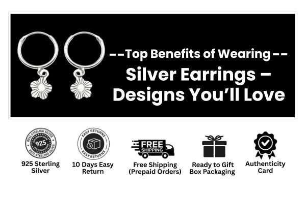 Buy silver earrings for women