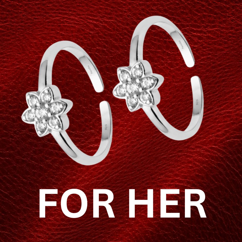 Buy silver jewellery collection for her