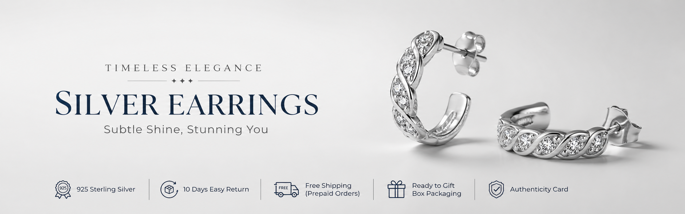 Buy Silver Earrings