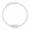 Sacred Trishul Silver Rakhi Bracelet by Parnika Jewels