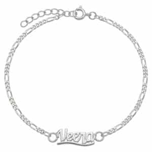 Silver Veera Rakhi Bracelet by Parnika Jewels