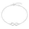 Infinity Link Rakhi Bracelet in Sterling Silver by Parnika Jewels