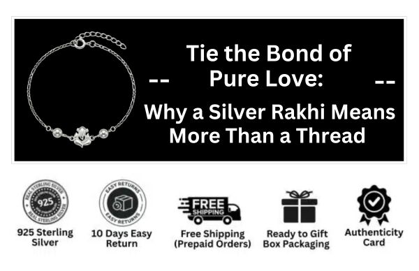 Silver Brother Rakhi